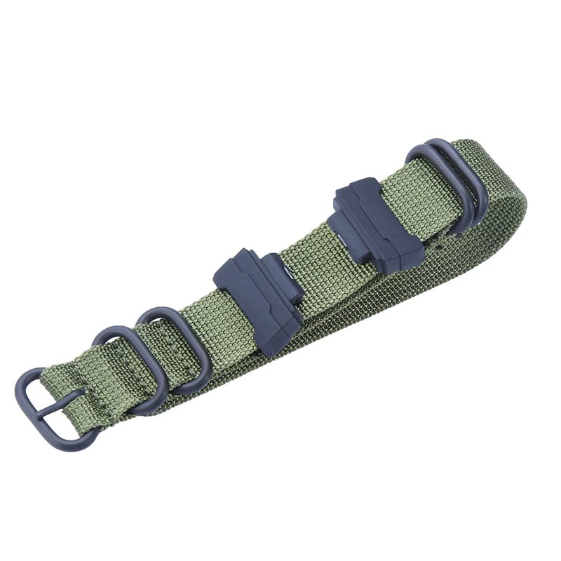 MCXGL Heavy duty nylon watch strap + Adapter 16mm Replacement for GShock Dw5600 GW6900 GA110 GA120 GA100 mens watch band - Image 2